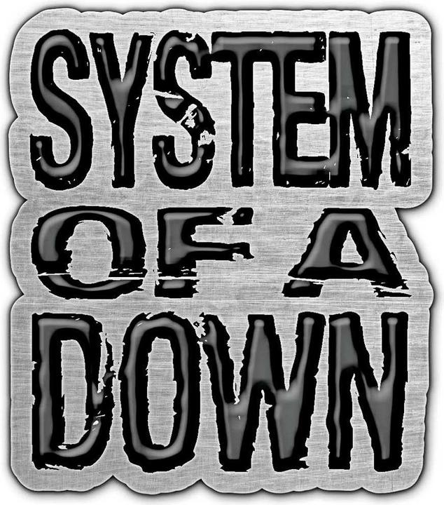 Produktbild System Of A Down Logo Abzeichen Metall Emaille