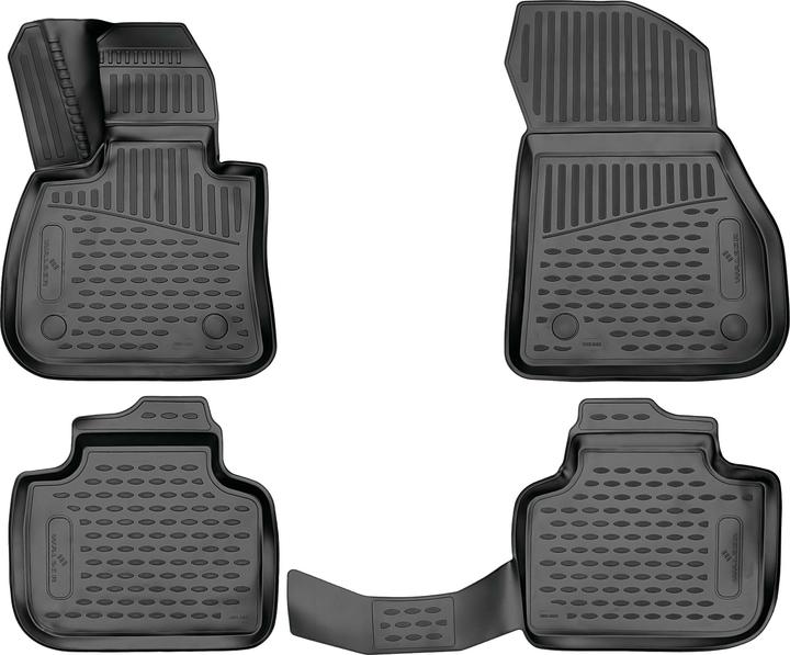 Walser Gommini passengenaue Auto Gommini XTR per BMW X1 (F48) 11/2014-Heute (2 tappetini anteriori + 2 tappetini posteriori)