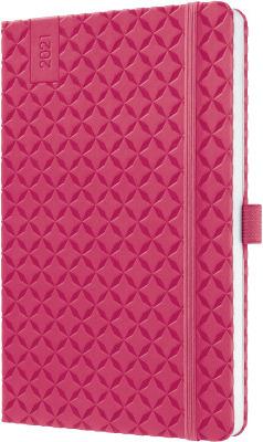 Produktbild Jolie Wochenkalender 2021 A5 J1105 fuchsia pink,2S/1W,d/gb/f/nl (A5, Harter Einband, Deutsch, Französisch, Englisch, Niederländisch)