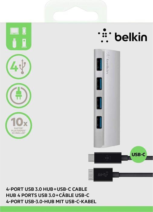 Actual product image Belkin F4U088VF (USB-C, 4 Ports)