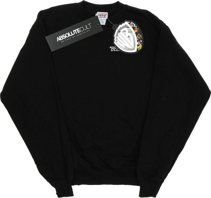 Looney Tunes Beep Beep Breast Print Sweatshirt