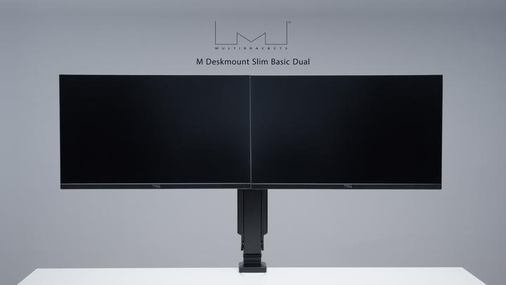 Actual product image Multibrackets Monitor holder Slim Dual 17 - 32", metal/aluminum (Table, 32")