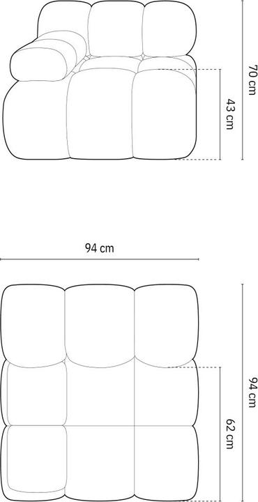 Actual product image Micadoni Bellis (2 person sofa, 3-seater, 4-seater)