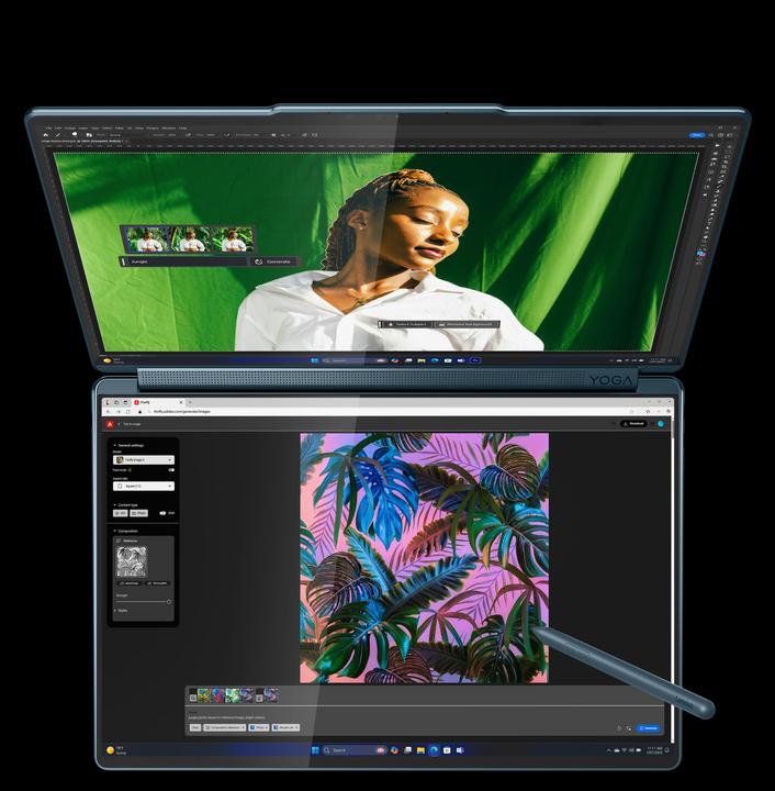 Productafbeelding Lenovo Yoga Book 9 (14", Intel Core Ultra 7 255H, 32 GB, 1000 GB, NL)