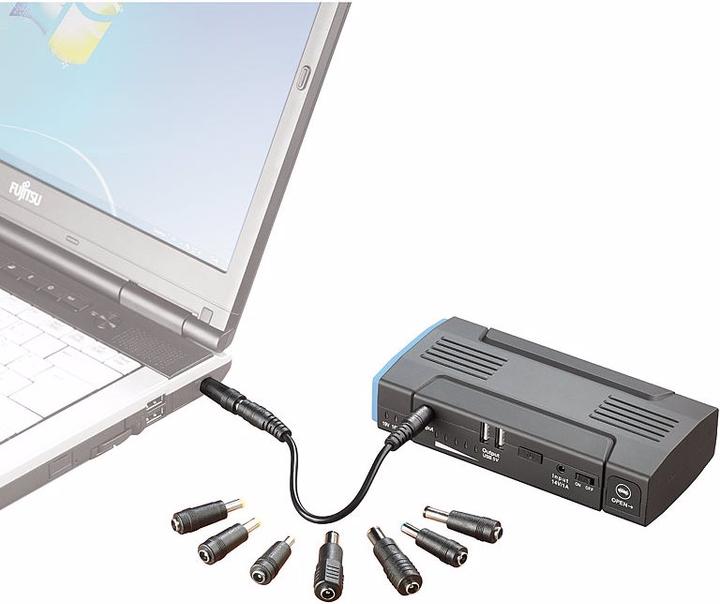Immagine prodotto Revolt Banca di potenza per notebook con avviatore per auto (12000 mAh, 177600 Wh)