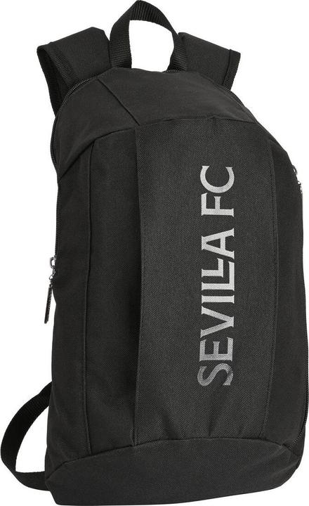Sevilla Fútbol Club Kinderrucksack Teen Mini Schwarz (22 x 39 x 10 cm) (10 l)