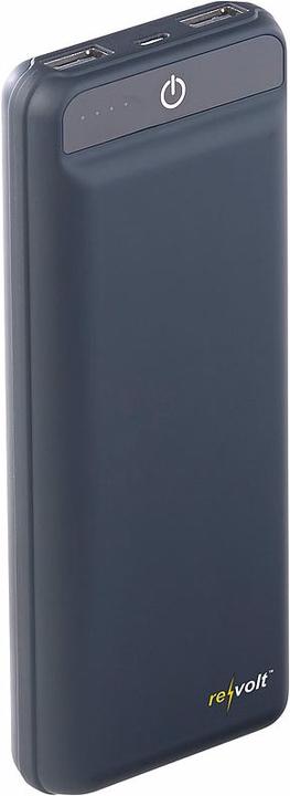 Produktbild Revolt USB-Powerbank im Slim-Design (20000 mAh, 10.50 W, 74 Wh)