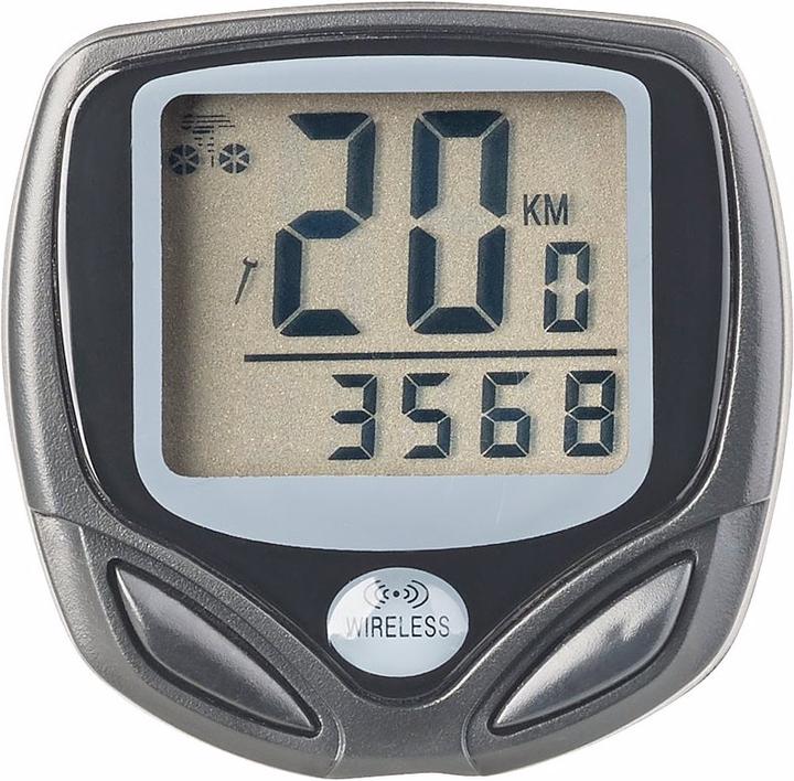Image du produit Pearl Ordinateur de vélo numérique 15in1 avec capteur de roue sans fil sans fil