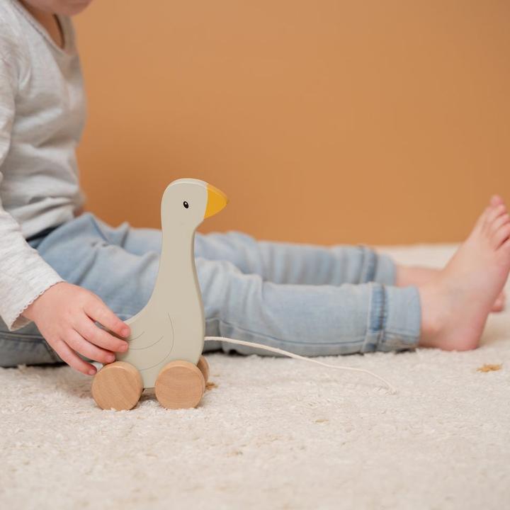 Produktbild Little Dutch Holz Nachziehtier kleine Gans