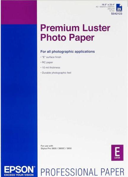 Image du produit Epson Papier photo Premium Luster (260 g/m², A2, 25 x)