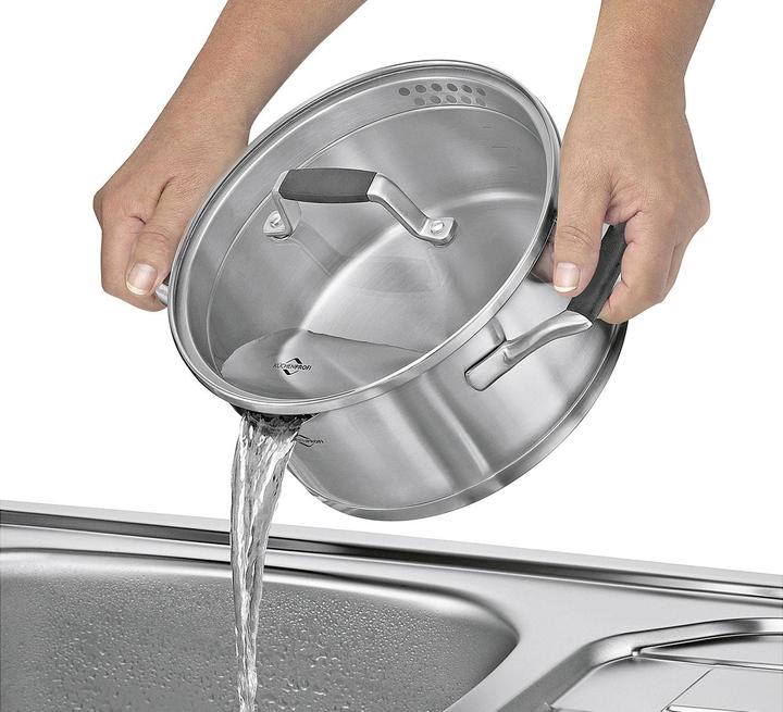 Immagine prodotto Küchenprofi Set di pentole Bologna da 4 pezzi (Set di pentole e padelle da cucina, Acciaio inossidabile)
