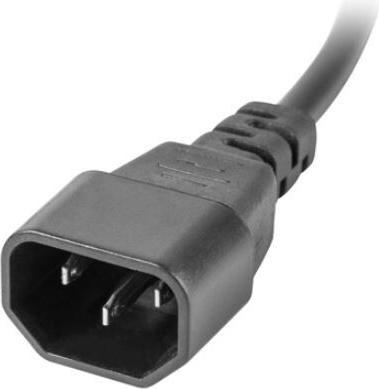 Produktbild Lanberg PDU-07F-0200-IEC-BK Stromverteilereinheit (PDU) 7 AC-Ausgänge 1U