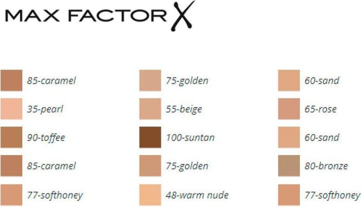 Nährwerte und Zutaten Max Factor FACEFINITY ALL DAY FLAWLESS 3 IN 1 foundation #85-caramel (Caramel)