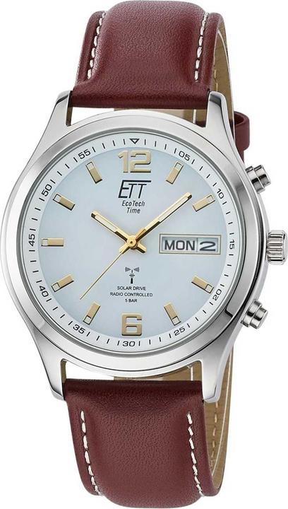 Image du produit Conrad Components Eco Tech Time Solar Funk Gobi Montre homme (Montre analogique, Montre radio-pilotée, Montre numérique, 40 mm)