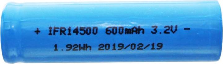 Produktbild Solar Akku IFR 14500 AA, Flat Top ungeschützt (1 Stk., AA, 600 mAh)