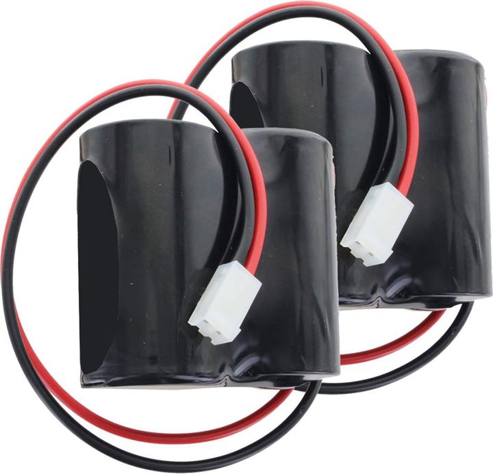 Image du produit AccuCell Batterie ABUS FU2986 compatible avec la sirène extérieure sans fil 2WAY, 2 pièces répliques de la (2 pcs, Spécifique à l'appareil)