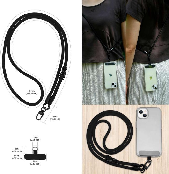 Image du produit Cadorabo Chaîne de téléphone portable pour WIKO VIEW MAX Necklace Coque