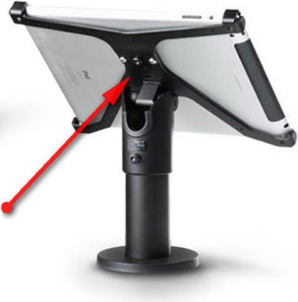 Actual product image Ergonomic Solutions X-Frame Holder iPad Air 2 excl. pole/stand Black (539-1510)