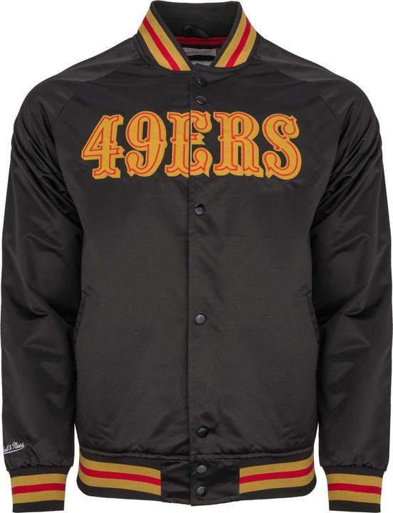 Image du produit Mitchell & Ness M&N Lightweight Satin Varsity Veste - San Francisco 49ers (M)