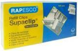 Produktbild Rapesco Dokumentenclips Supaclip 60, Edelstahl, 100 Stck (1 x)
