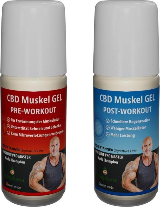Immagine prodotto HempSana Gel muscolare al CBD pre e post allenamento (set) (1 x, 50 ml, 380 g)