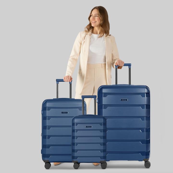 Actual product image D&N South Dakota 4 Rollen Kofferset 3-teilig mit Dehnfalte (203 l, XL (from 140l))