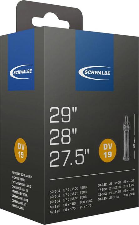Produktbild Schwalbe Sv19 (Presta (SV), 27.5", 28", 29", 40 mm)