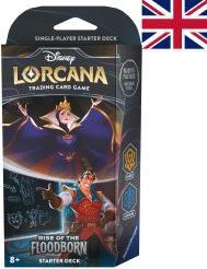 Actual product image Disney Lorcana - Rise of the Floodborn: Starter Decks (Amber / Sapphire) (English, Deck)