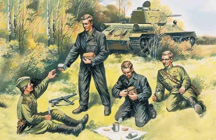 Produktbild ICM Russische Panzer Besatzung 1943-1945