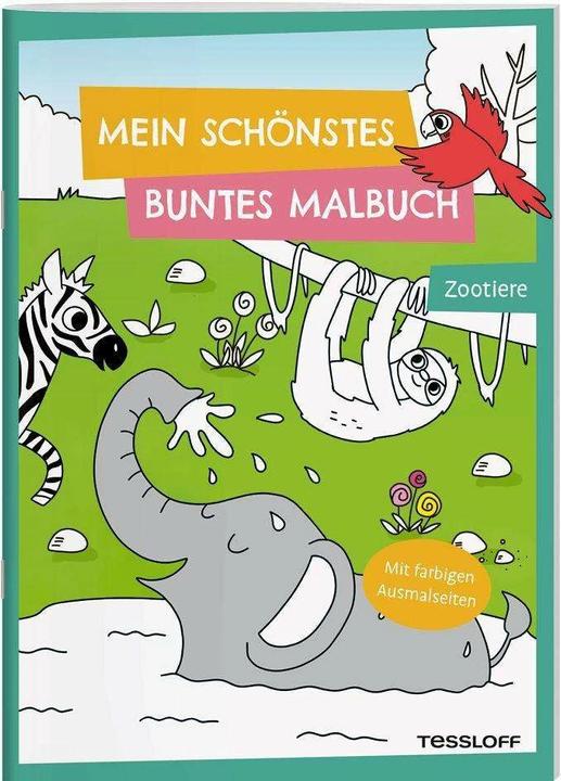 Immagine prodotto Tessloff Il mio più bel libro da colorare. Animali dello zoo