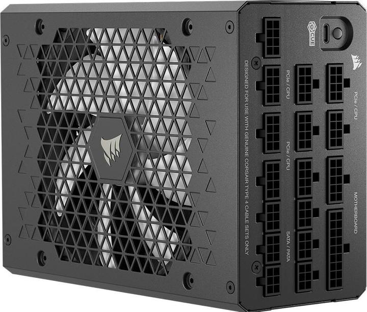 Actual product image Corsair HXi Series (2025), HX1200i, 1200 Watt, 80 PLUS Platinum, C14 Version (1200 W)