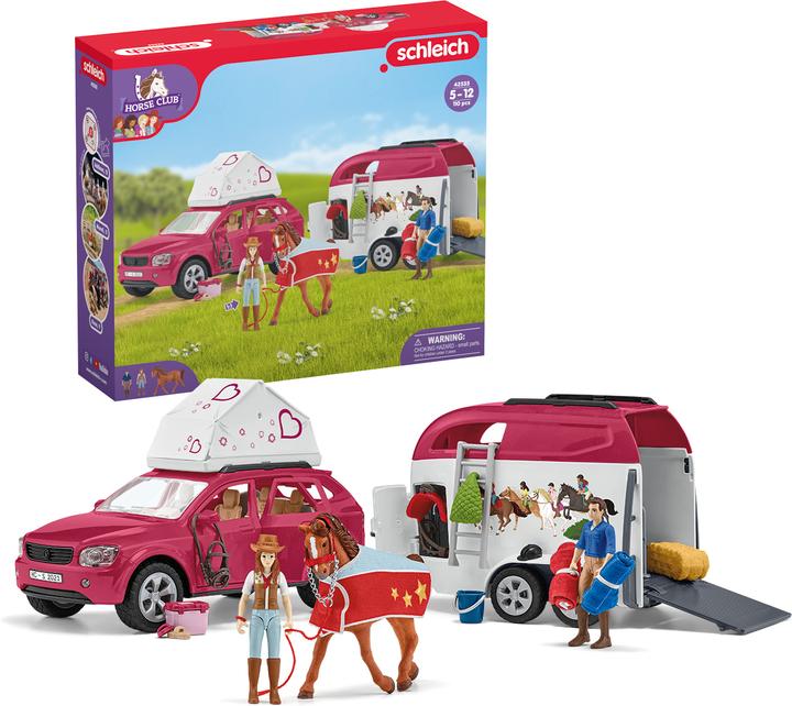 Actual product image Schleich Adventure with car and horse trailer