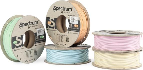 Actual product image Pastello PLA 5-pack (PLA, 1.75 mm, 1250 g, Multicoloured)