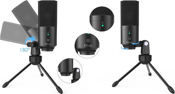 Produktbild Fifine Metal USB Kondenser Mikrofon