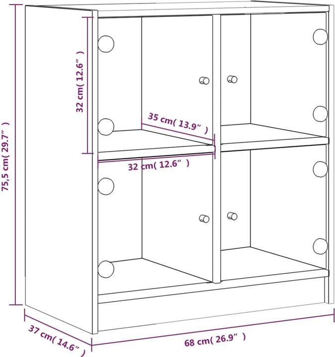 Image du produit VidaXL Joash (68 x 37 x 75.5 cm)