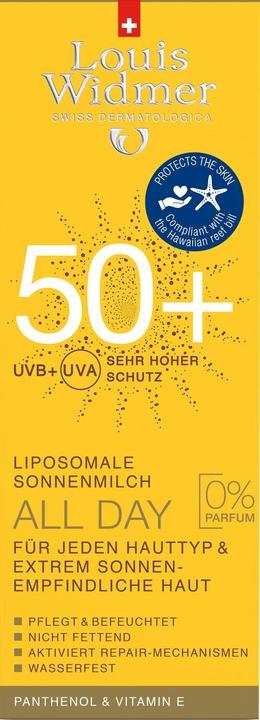 Image du produit Louis Widmer Tous les jours (Crème solaire, SPF 50+, 100 ml, 136 g)