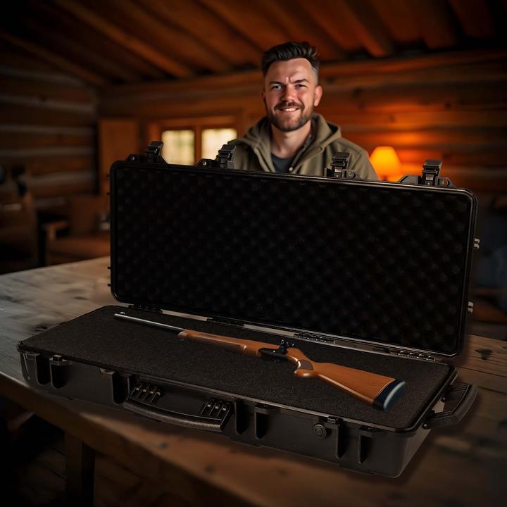 Immagine prodotto Wiltec Waffenkoffer 97,8x42x17,3cm Langwaffenkoffer Gewehrkoffer Koffer Gewehr