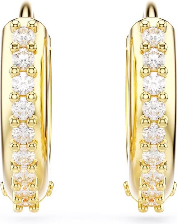 Image du produit Swarovski Matrix Créoles rondes or blanc (Métal Swarovski)