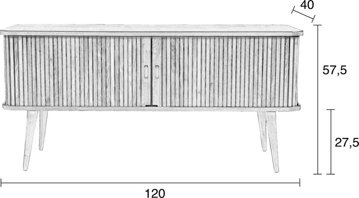 Image du produit Zuiver Barbier (120 x 40 x 57,5 cm)