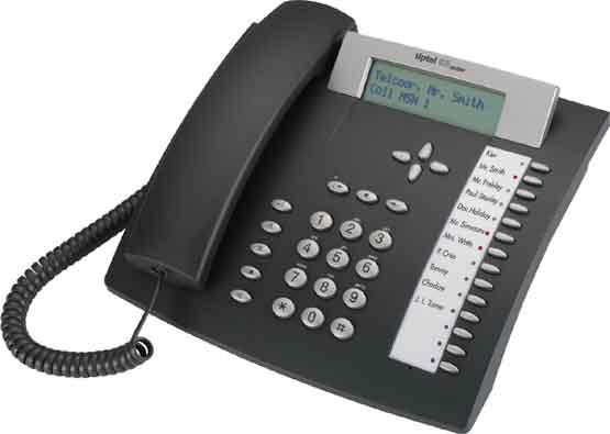 Produktbild Tiptel 83 system - ISDN-Telefon - Anthrazit