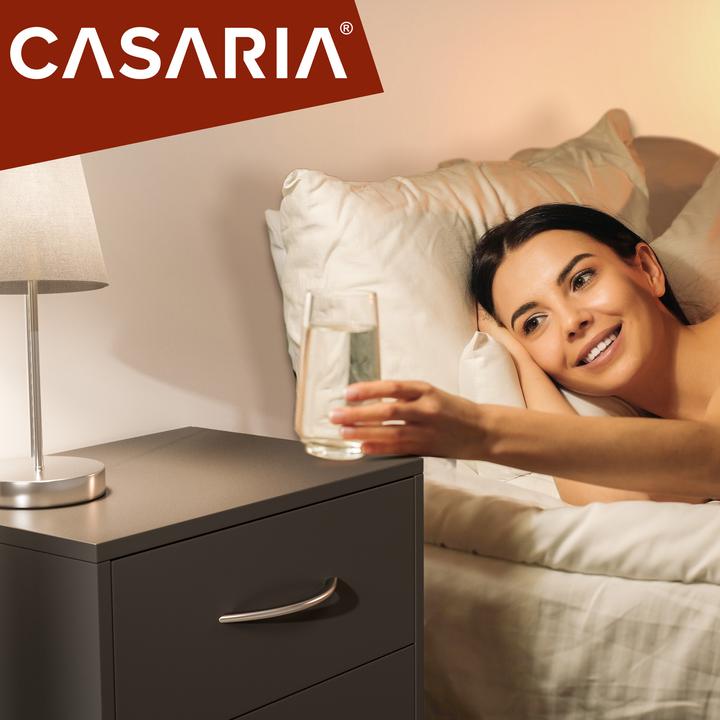 Actual product image Casaria Nachttisch (54 x 39 x 28 cm)