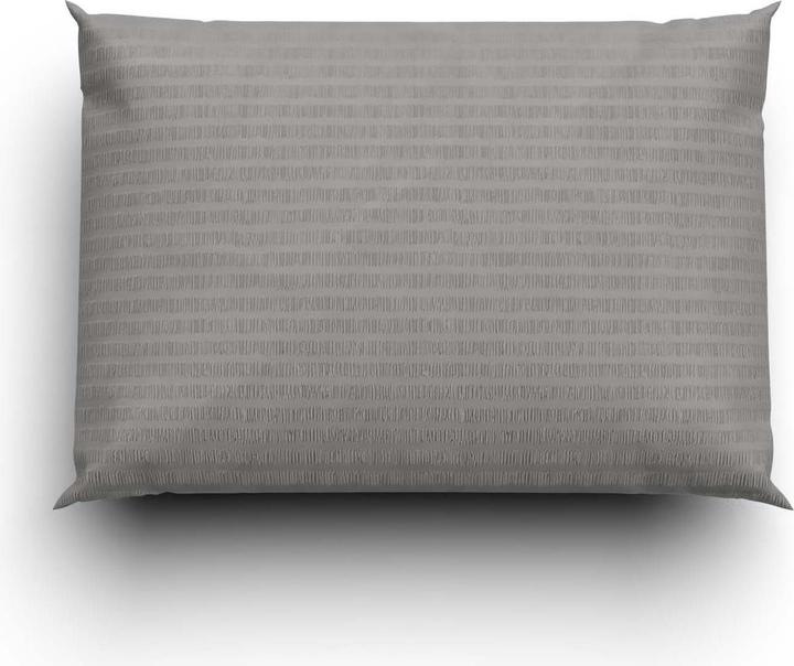 Actual product image Lotus Bettwaren Bed Linen Satin Seersucker uni (Pillowcase, 50 x 70 cm)