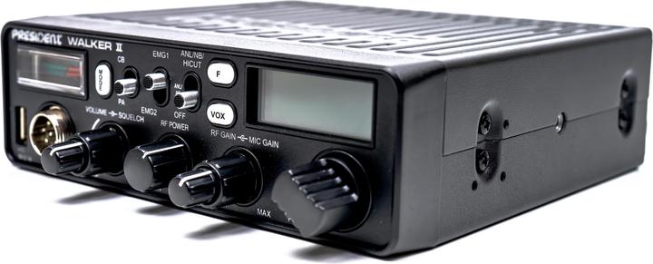Produktbild PNI Paket CB-Funkgerät President WALKER II ASC + CB-Antenne ML70, Länge 70 cm, 26-30 MHz, 200 W