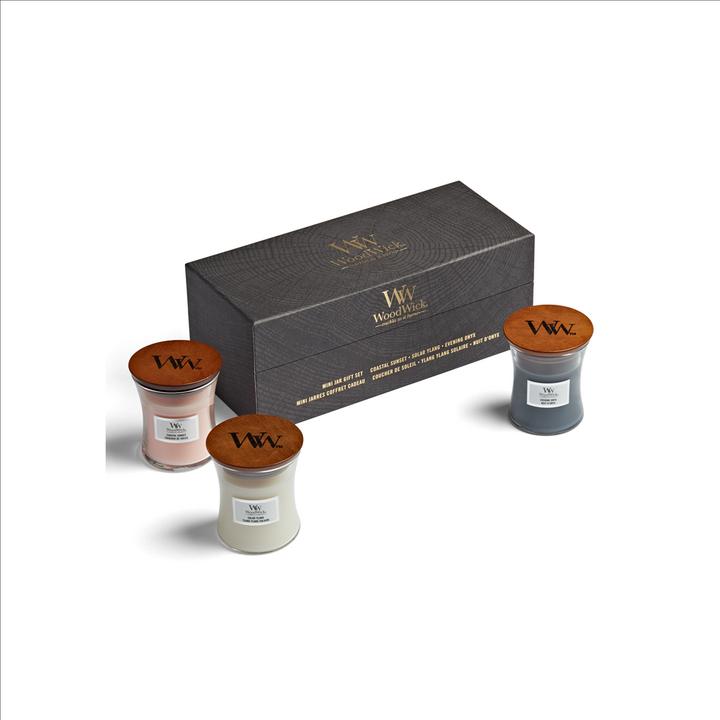 Actual product image WoodWick 3 Mini Jar Giftset Floral