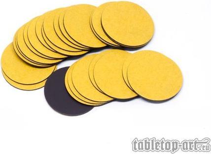 Actual product image Tabletop-Art Base magnetic sheets 30 mm round 25 pieces (Metal)