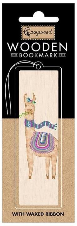 Actual product image Cozywood Lama-Lesezeichen aus Holz