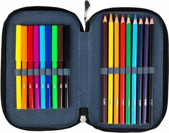Image du produit St. Majewski Pencil case MAJEWSKI Double pencil case with accessories STRIGHT PC-04 Rainbow Unicorns mkmk MAJEWSK