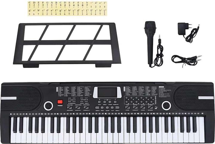 Produktbild VidaXL 61 Tasten Klavier Elektrisches Keyboard mit Notenständer Kinder (61 Tasten)