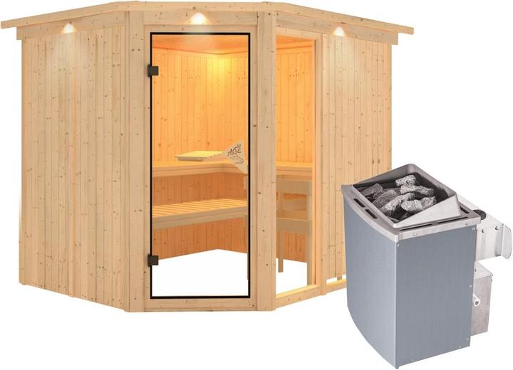 Image du produit Karibu Fiona 3 avec couronne de toit (Contrôle interne de 9 KW)