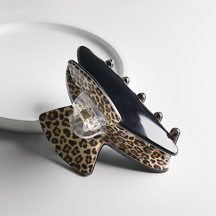 Image du produit Parsa Beauty Pince à cheveux PARSA avec motif léopard, noir 1 pc. (1 pcs)